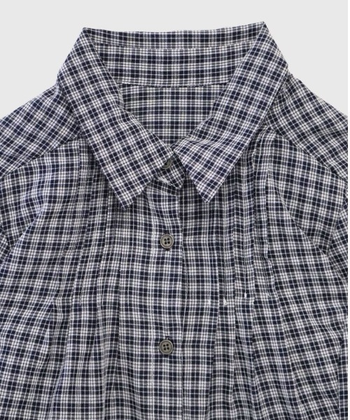 Enewd nina(エニュードニーナ)の「classic gingham shirt(シャツ/ブラウス・レディース・ネイビー/ブラック・FREE)」の21枚目の写真