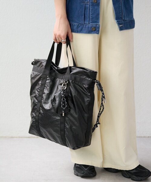 BEARDSLEY（ビアズリー）の「《FRIPIER》ナイロン2wayBag（トートバッグ・レディース・ブラック・FREE）」の2枚目の写真