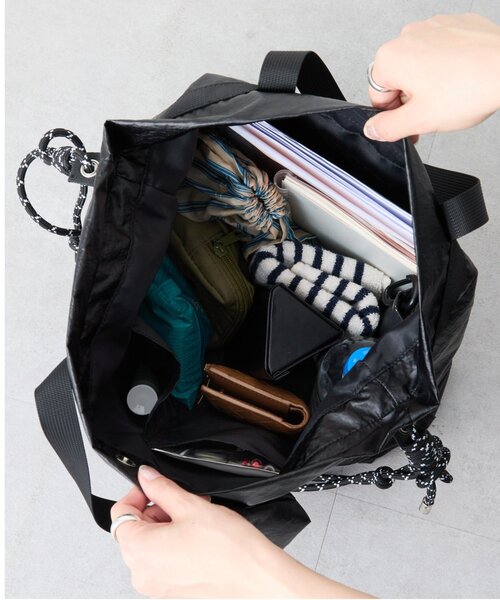 BEARDSLEY（ビアズリー）の「《FRIPIER》ナイロン2wayBag（トートバッグ・レディース・ブラック・FREE）」の5枚目の写真