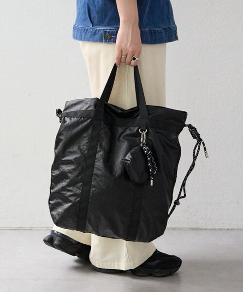 BEARDSLEY（ビアズリー）の「《FRIPIER》ナイロン2wayBag（トートバッグ・レディース・ブラック・FREE）」の6枚目の写真