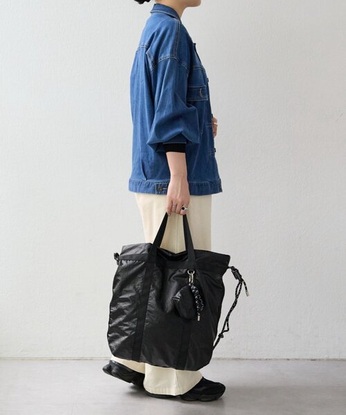 BEARDSLEY（ビアズリー）の「《FRIPIER》ナイロン2wayBag（トートバッグ・レディース・ブラック・FREE）」の9枚目の写真