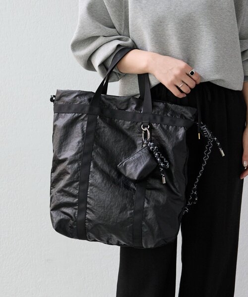 BEARDSLEY（ビアズリー）の「《FRIPIER》ナイロン2wayBag（トートバッグ・レディース・ブラック・FREE）」の11枚目の写真