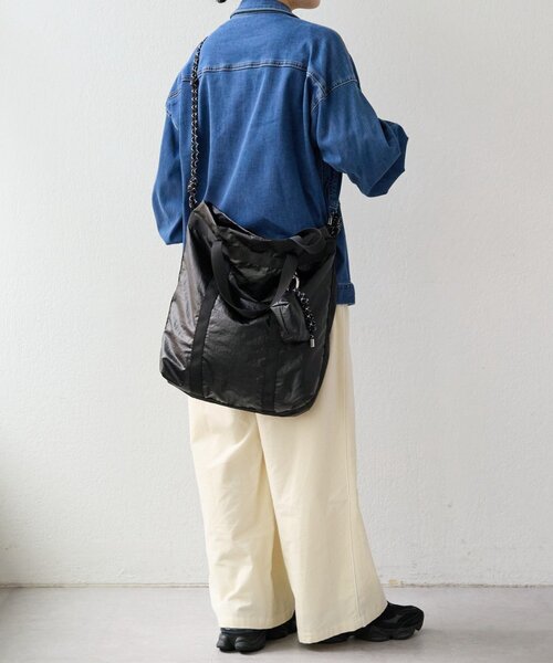 BEARDSLEY（ビアズリー）の「《FRIPIER》ナイロン2wayBag（トートバッグ・レディース・ブラック・FREE）」の18枚目の写真