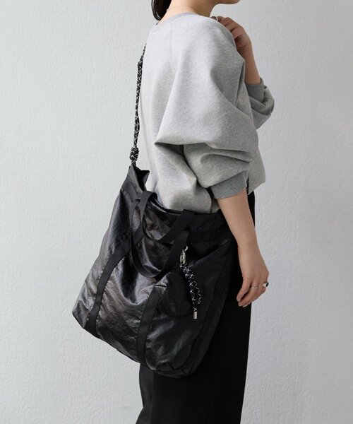 BEARDSLEY（ビアズリー）の「《FRIPIER》ナイロン2wayBag（トートバッグ・レディース・ブラック・FREE）」の22枚目の写真