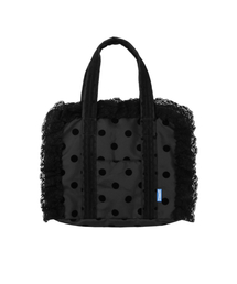 SUNNECT（ソネクト）の「P.D. Lace Hand Bag - Black（トートバッグ）」