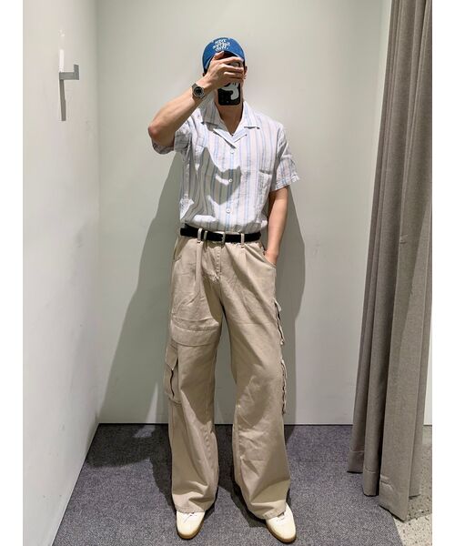 INEXCIS(イネクシス)の「ノンフェイドワイドカーゴパンツ(ベージュ)(デニムパンツ・メンズ・その他・MEDIUM/LARGE)」の6枚目の写真