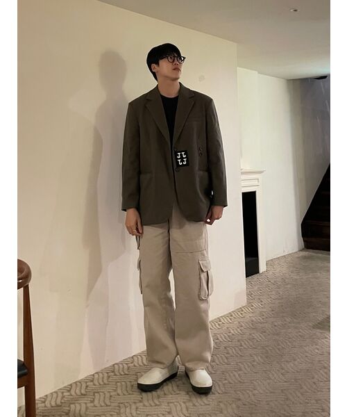 INEXCIS(イネクシス)の「ノンフェイドワイドカーゴパンツ(ベージュ)(デニムパンツ・メンズ・その他・MEDIUM/LARGE)」の9枚目の写真