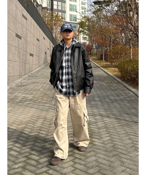 INEXCIS(イネクシス)の「ノンフェイドワイドカーゴパンツ(ベージュ)(デニムパンツ・メンズ・その他・MEDIUM/LARGE)」の12枚目の写真