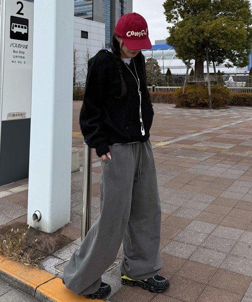 sedacle（セダクル）の「スタッズシャギーニットパーカー（ニット/セーター・メンズ・ブラック/ブラウン/グレー・MEDIUM/LARGE/SMALL）」の14枚目の写真