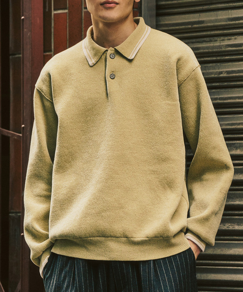 モールニットポロシャツ（ポロシャツ）｜417 EDIFICE（フォー