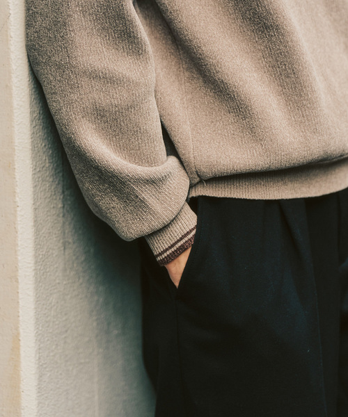 417 EDIFICE（フォーワンセブンエディフィス）の「モールニットポロシャツ（ポロシャツ・メンズ・ベージュ/イエロー/ブラック系その他/ブルー系その他・LARGE/MEDIUM）」の22枚目の写真