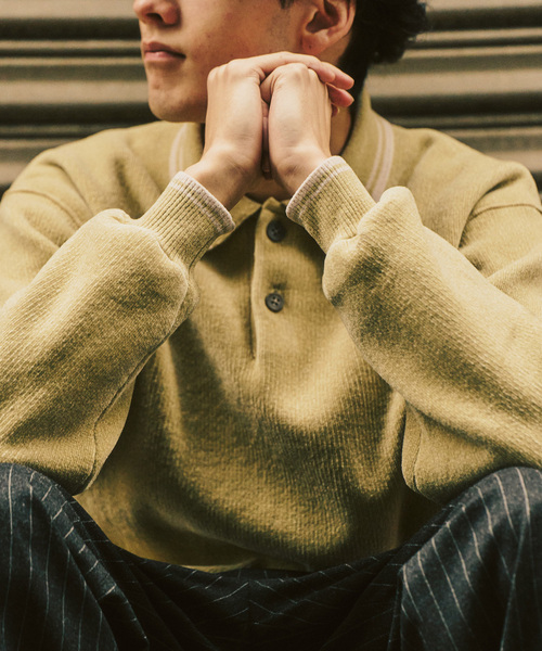 モールニットポロシャツ（ポロシャツ）｜417 EDIFICE（フォー