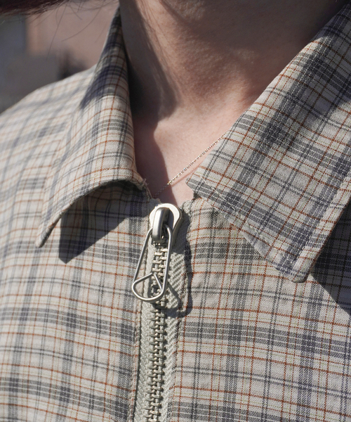 JOINT WORKS（ジョイントワークス）の「JieDa / ジエダ SEERSUCKER ZIP SHIRT（シャツ/ブラウス・メンズ・ベージュ・2/1）」の4枚目の写真