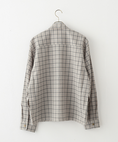 JOINT WORKS（ジョイントワークス）の「JieDa / ジエダ SEERSUCKER ZIP SHIRT（シャツ/ブラウス・メンズ・ベージュ・2/1）」の7枚目の写真