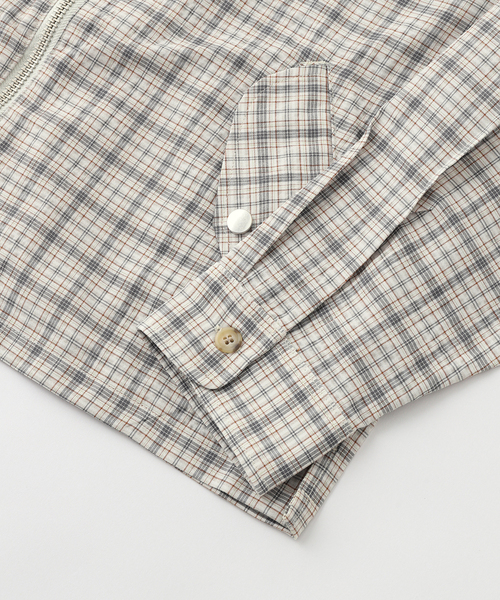 JOINT WORKS（ジョイントワークス）の「JieDa / ジエダ SEERSUCKER ZIP SHIRT（シャツ/ブラウス・メンズ・ベージュ・2/1）」の9枚目の写真