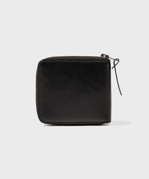 OUTSTANDING（アウトスタンディング）の「HORSEHIDE LEATHER ZIP WALLET_BLACK（札入れ/マネークリップ）」