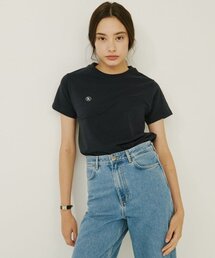 LINE TUCK T-SHIRT - NAVY