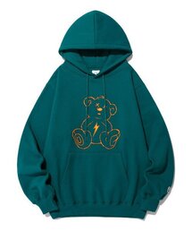 ISTKUNST（イストクンスト）の「THUNDER BEAR HOODIE_BLUE GREEN(IK2CFMM402A)（パーカー）」