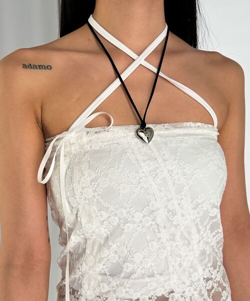 ASSAY(アッセイ)の「VELVET STRING TUBE TOP (WHITE)(Tシャツ/カットソー・レディース・その他・FREE)」の13枚目の写真