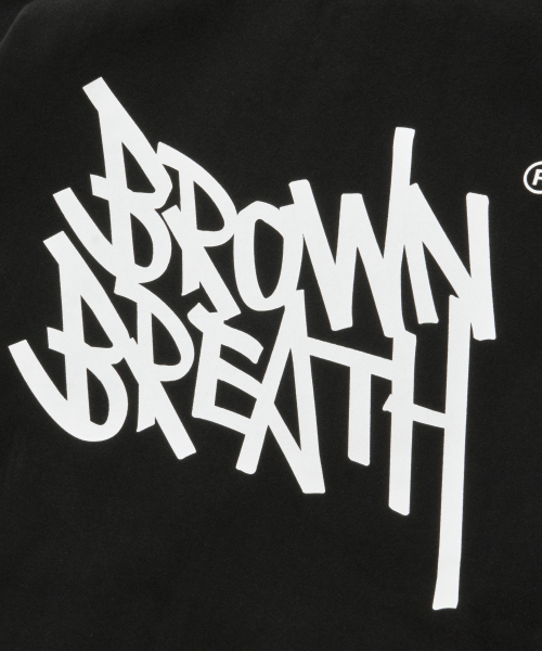 BROWNBREATH（ブラウンブレス）の「[25WINTER] TAG HOOD ZIP UP - BLACK（パーカー・レディース・その他・S/M/L/XL/2XL）」の4枚目の写真