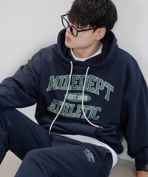THE MILE（ザマイル）の「MILE DEPT SWEAT HOODIE [NAVY]（パーカー・メンズ・その他・L/M/S/XL）」の8枚目の写真