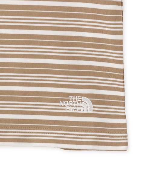 THE NORTH FACE(ザノースフェイス)の「THE NORTH FACE S/S FD Border Tee / ザ ノース フェイス ショートスリーブ FD ボーダー ティー(Tシャツ/カットソー・メンズ・ベージュ/ネイビー・S/M/L/XL/XXL)」の5枚目の写真