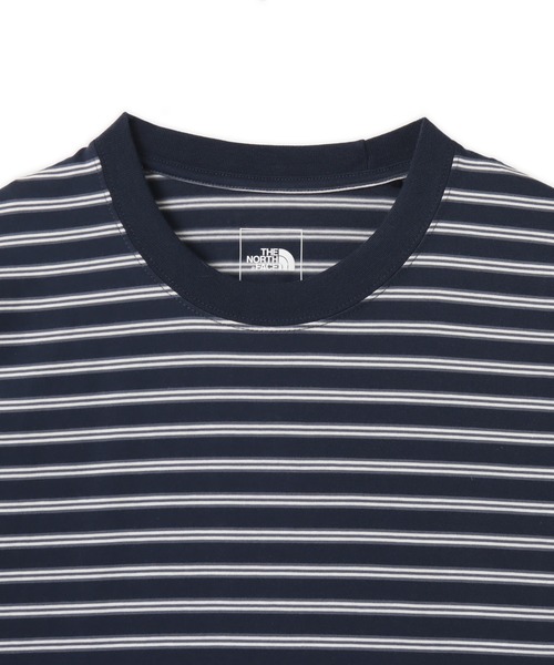 THE NORTH FACE(ザノースフェイス)の「THE NORTH FACE S/S FD Border Tee / ザ ノース フェイス ショートスリーブ FD ボーダー ティー(Tシャツ/カットソー・メンズ・ベージュ/ネイビー・S/M/L/XL/XXL)」の7枚目の写真
