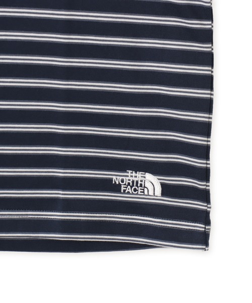 THE NORTH FACE(ザノースフェイス)の「THE NORTH FACE S/S FD Border Tee / ザ ノース フェイス ショートスリーブ FD ボーダー ティー(Tシャツ/カットソー・メンズ・ベージュ/ネイビー・S/M/L/XL/XXL)」の9枚目の写真