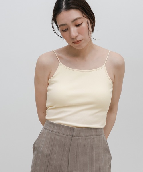 select MOCA（セレクトモカ）の「カップ付きラウンドバックオープンキャミソール（キャミソール・レディース・ブラック/アイボリー・SMALL/MEDIUM/LARGE）」の22枚目の写真