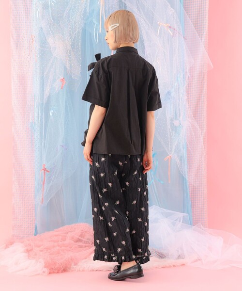 CAROLINA GLASER（カロリナ グレイサー）の「リボン いっぱい コットン ショートスリーブ ブラウス（シャツ/ブラウス・レディース・ホワイト・ONE SIZE）」の17枚目の写真