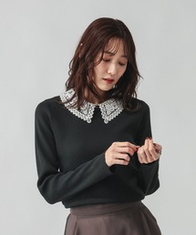 GLOBAL WORK | リッチライトレース2WAYプルオーバー/632665(ニット/セーター)