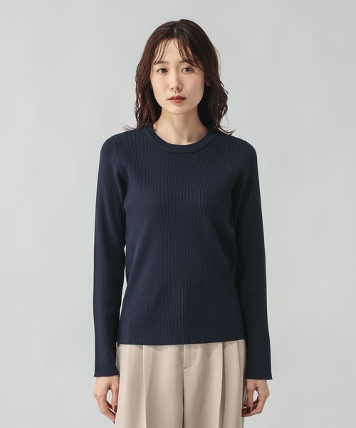 GLOBAL WORK(グローバルワーク)の「リッチライトレース2WAYプルオーバー/632665(ニット/セーター・レディース・ブラック/ネイビー・LARGE/MEDIUM)」の17枚目の写真