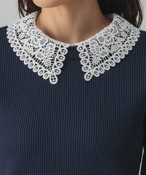 GLOBAL WORK(グローバルワーク)の「リッチライトレース2WAYプルオーバー/632665(ニット/セーター・レディース・ブラック/ネイビー・LARGE/MEDIUM)」の19枚目の写真