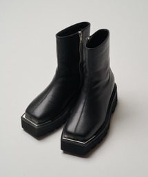 Lui's | 【mi-企画】スクエアトゥブーツ(ブーツ)