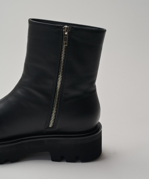 Lui's（ルイス）の「【mi-企画】スクエアトゥブーツ（ブーツ・レディース・ブラック・L/M/S）」の5枚目の写真