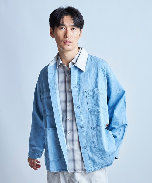 UNION STATION（ユニオンステーション）の「オンブレーチェックシャツ（シャツ/ブラウス・メンズ・グレー系その他/グリーン系その他・M/L）」の15枚目の写真