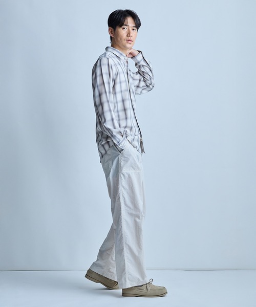 UNION STATION（ユニオンステーション）の「オンブレーチェックシャツ（シャツ/ブラウス・メンズ・グレー系その他/グリーン系その他・M/L）」の3枚目の写真