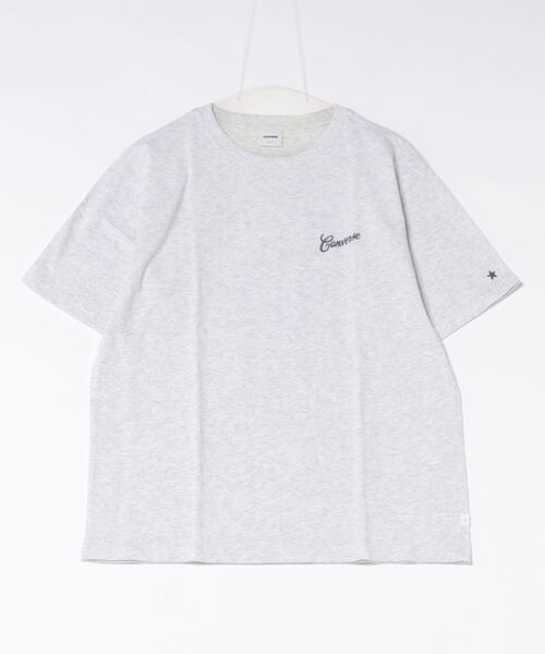 CONVERSE(コンバース)の「CONVERSE White(コンバース ホワイト)シューズグラフィックプリントTシャツ/スニーカーデザイン ビッグシルエット ユニセックス(Tシャツ/カットソー・レディース・グレー系その他/アッシュグレー/ブラック系その他/スミクロ/ホワイト/ホワイト系その他・M/L)」の17枚目の写真