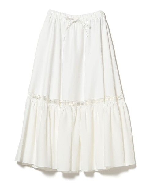 EFFE BEAMS（エッフェビームス）の「M・fil / コットン ティアード スカート（スカート・レディース・オフホワイト・ONE SIZE）」の7枚目の写真