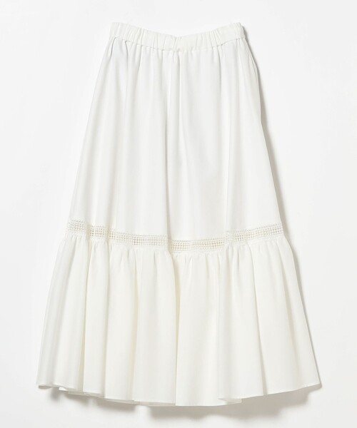 EFFE BEAMS（エッフェビームス）の「M・fil / コットン ティアード スカート（スカート・レディース・オフホワイト・ONE SIZE）」の10枚目の写真