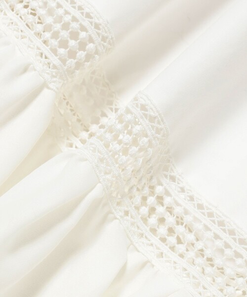 EFFE BEAMS（エッフェビームス）の「M・fil / コットン ティアード スカート（スカート・レディース・オフホワイト・ONE SIZE）」の12枚目の写真