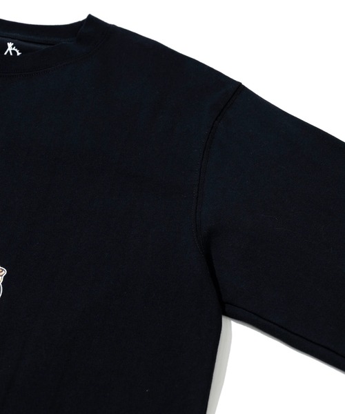 go slow caravan(ゴースローキャラバン)の「USA/C シネマ猫 ロングスリーブ TEE(Tシャツ/カットソー・メンズ・ブラック/ホワイト・SMALL/MEDIUM/LARGE/X-LARGE)」の4枚目の写真