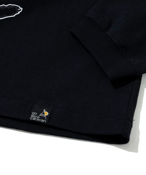 go slow caravan(ゴースローキャラバン)の「USA/C シネマ猫 ロングスリーブ TEE(Tシャツ/カットソー・メンズ・ブラック/ホワイト・SMALL/MEDIUM/LARGE/X-LARGE)」の6枚目の写真