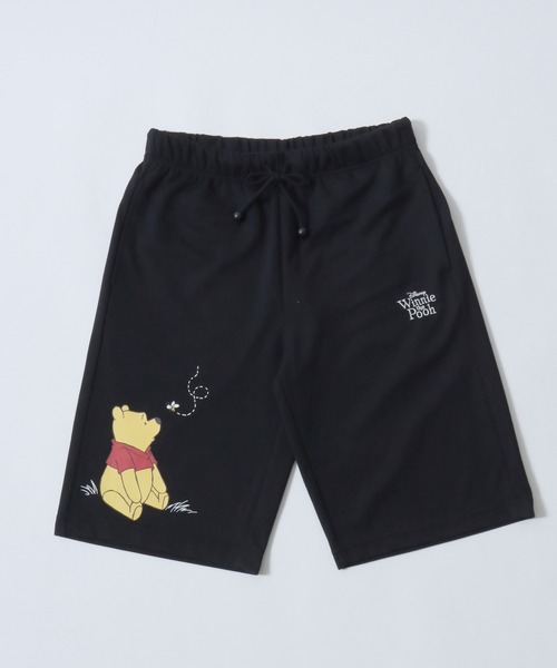 Disney(ディズニー)の「Disney(ディズニー)キャラクタープリント スウェットハーフパンツ/ドライ UVカット レディース イージーパンツ ルームウェア ワンマイル(スウェットパンツ・レディース・ホワイト系その他/スミクロ/サックスブルー/ブラック・L/M)」の9枚目の写真