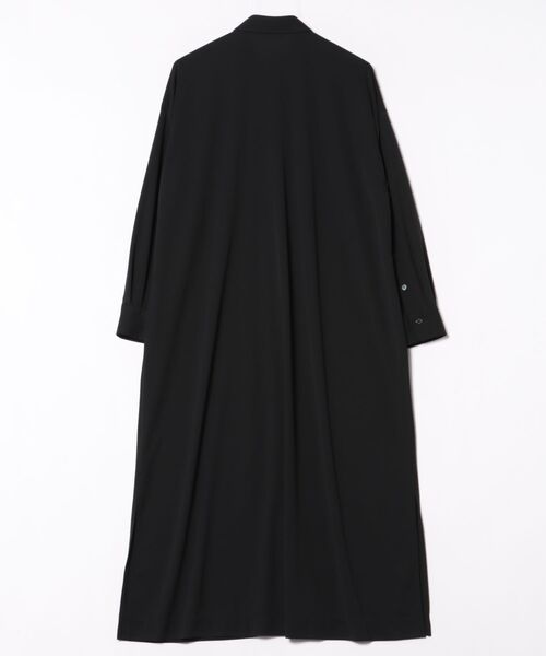 HELIOPOLE（エリオポール）の「DRY TOUCH SMOOTH SHIRT DRESS（ワンピース・レディース・ブラック/ダークブラウン・38）」の3枚目の写真