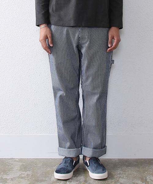 タグ付新品 Coen×Smith's ヒッコリーワークパンツ　30インチ タグ付新品 Coen×Smith's ヒッコリーワークパンツ 30インチ