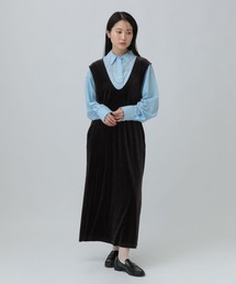 LEPSIM | ストレッチベロアジャンパースカート　636644(ジャンパースカート)