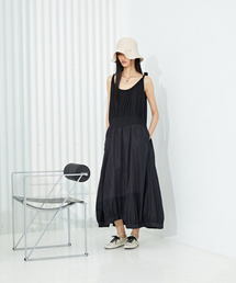 MONDAYFLOW（マンデーフロー）の「サマーブリーズワンピース_ブラック（ワンピース）」