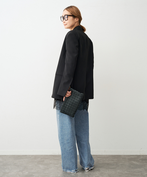 Deuxieme Classe（ドゥーズィエムクラス）の「【Raspail/ラスパイユ】Lace Swithed Camisole（シャツ/ブラウス・レディース・ブラック・FREE）」の6枚目の写真