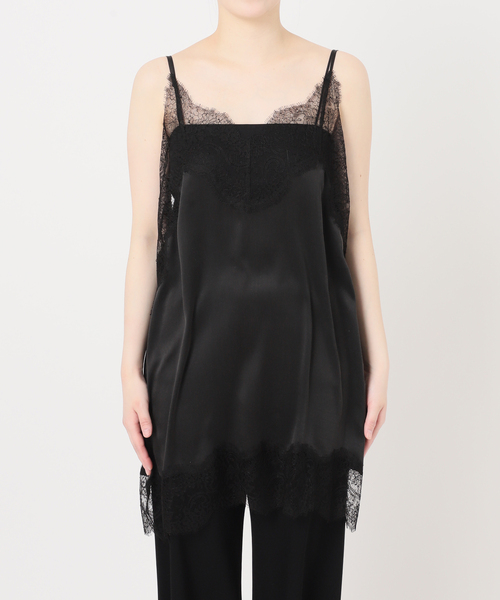 Deuxieme Classe（ドゥーズィエムクラス）の「【Raspail/ラスパイユ】Lace Swithed Camisole（シャツ/ブラウス・レディース・ブラック・FREE）」の10枚目の写真